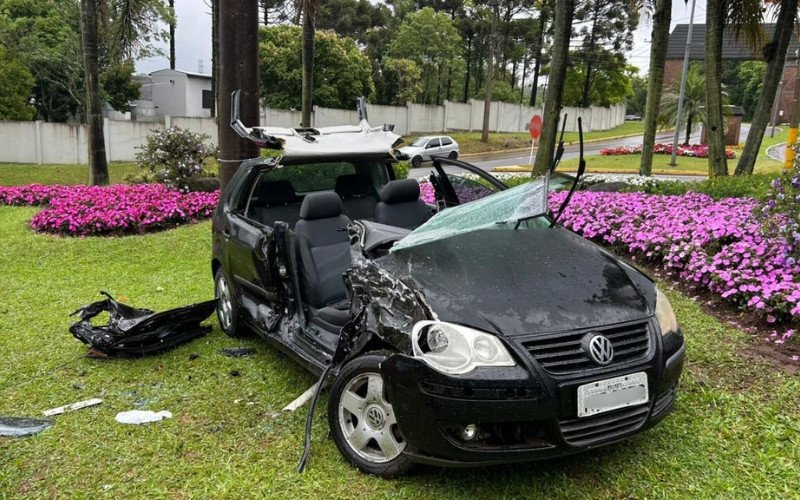 Acidente na BR-116 no acesso a Ivoti RS