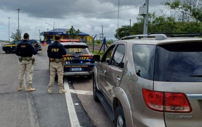Camioneta  alvo de golpe do Pix no Paraná é recuperada durante abordagem em rodovia gaúcha