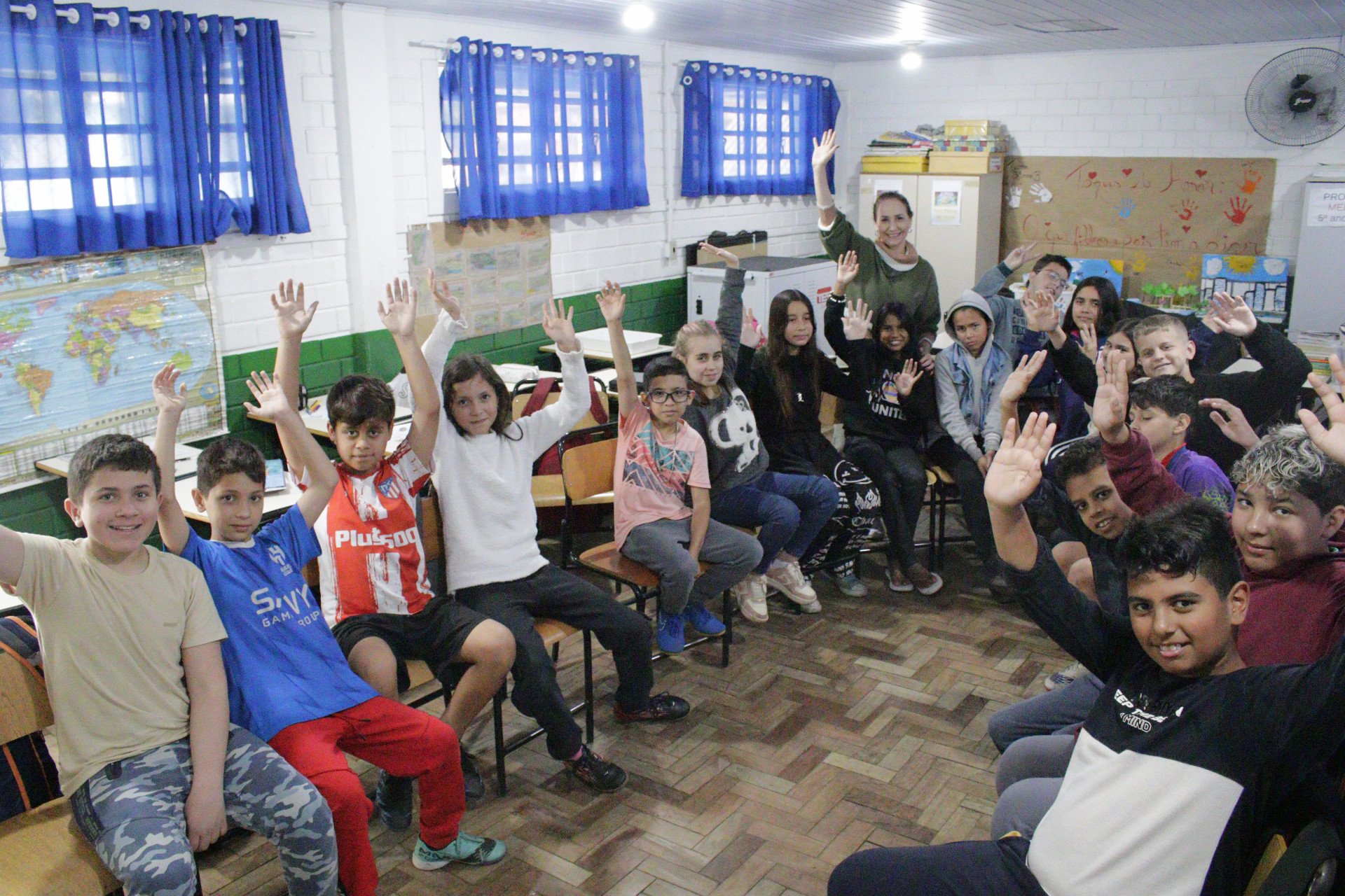 Sala de aula virou redação na turma do 5o Ano | abc+
