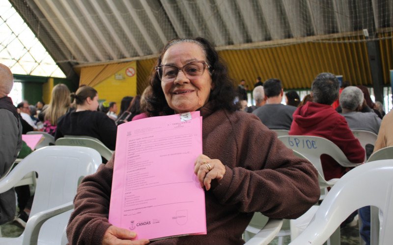 No Mutirão organizado no Centro de Esporte e Lazer Caic, Maria Arlete Ribeiro carregava o sonho de uma vida | abc+
