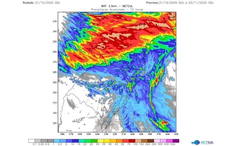 CENÁRIO DE ALERTA POR MUITA CHUVA E TEMPESTADES NO COMEÇO DE NOVEMBRO | abc+