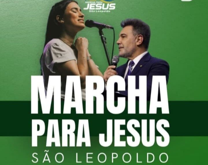 Card divulga a Marcha para Jesus em São Leopoldo