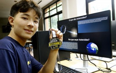 Estudante da região descobre asteroide e conquista prêmio em programa do governo federal