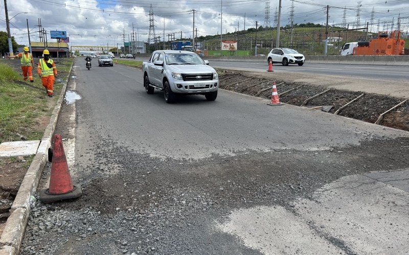 Reparo emergencial foi realizado por equipe do consórcio BR-116 Norte ao longo da manhã | abc+