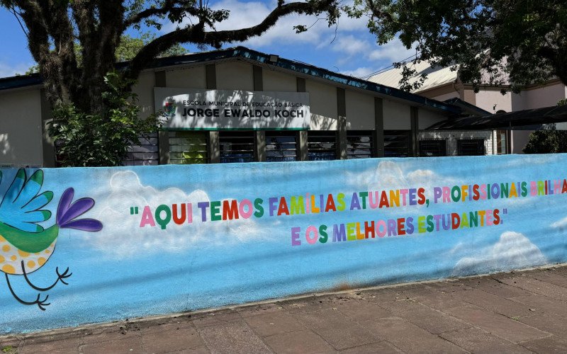 Na Escola Jorge Ewaldo Kock, no bairro Rondônia, aulas ocorriam normalmente | abc+