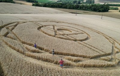 Marca misteriosa surge em plantação durante a noite e intriga cidade no Sul do Brasil