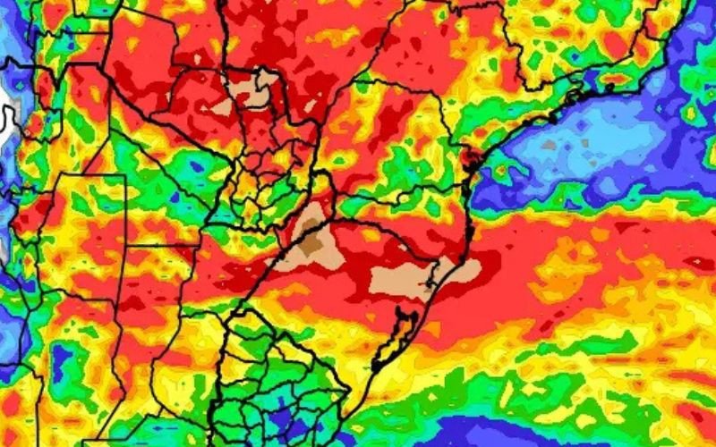 Maiores acumulados de chuva de 10 dias devem ocorrer entre sexta e sábado, em função do ciclone | abc+