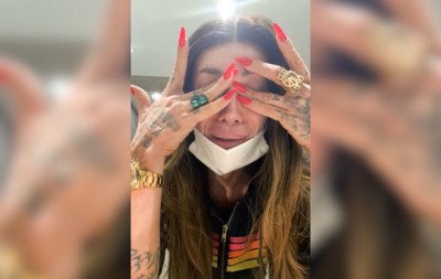 Rosto de Maya Massafera infecciona após cirurgia no maxilar: "Não consigo parar de chorar"
