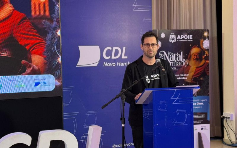 Presidente da CDL-NH, Leonardo Lessa