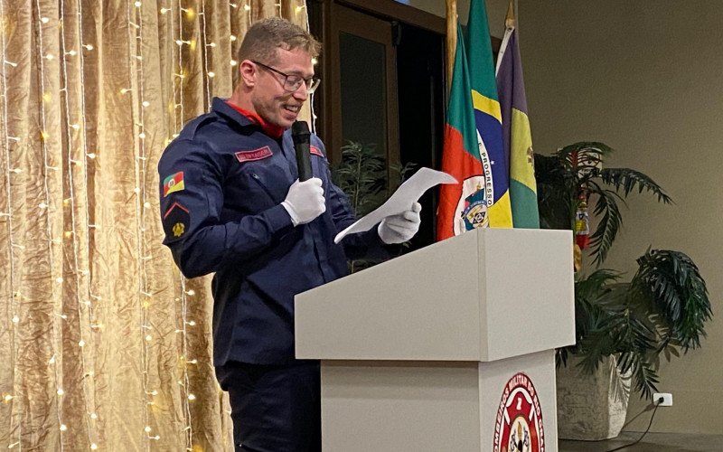 André Cardoso, coordenador do Bombeiro Mirim de Gramado