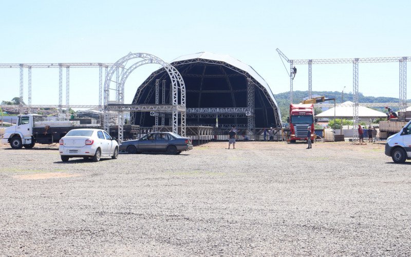 Parque Municipal do Imigrante de Sapiranga em preparação para a 39ª Festa das Rosas | abc+