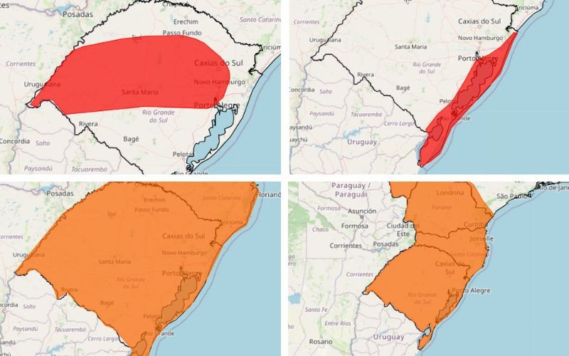 Alerta vermelho do Inmet: Ciclone trará chuva de 100 mm com risco de alagamentos e inundações no RS | abc+