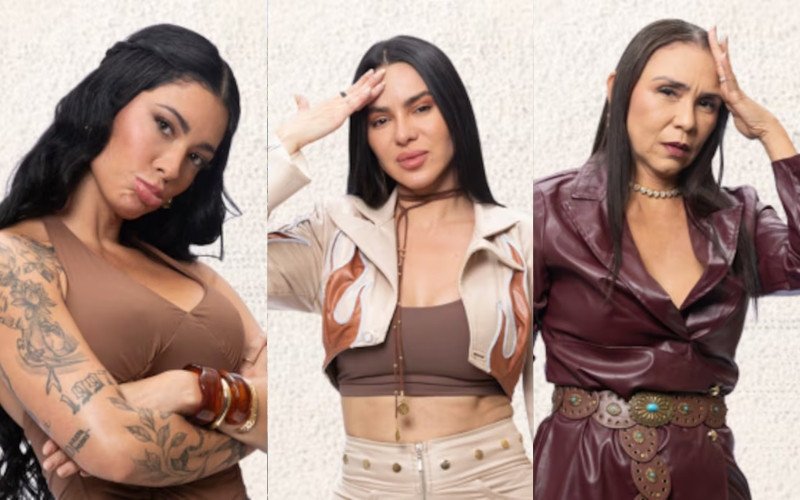 Yoná Sousa, Tamires Assis e Rayane Figliuzzi estão na Roça em A Fazenda 17 | abc+