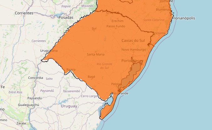Alerta de perigo para tempestade no Rio Grande do Sul | abc+
