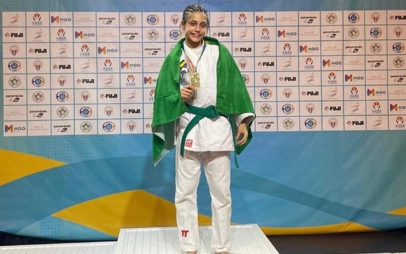 Gabrielli foi campeã do Pan-Americano de Cuba, no ano passado. | abc+