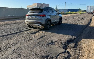 VÍDEO: Rua que interliga Estância Velha e Portão gera transtornos para motoristas e ciclistas
