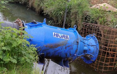 CICLONE: Semae prepara plano de ação e instala bomba anfíbia na Vicentina