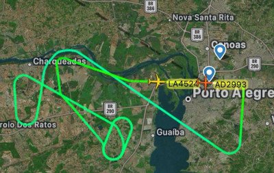 CICLONE: Tempestade já impede viagem de avião entre Porto Alegre e Santo Ângelo