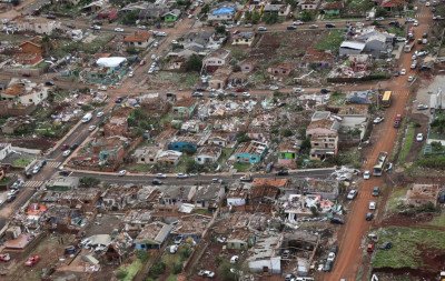 Paraná foi atingido por três tornados e com ventos de até 330 km/h