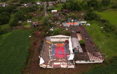 CICLONE: Santa Catarina registrou 3 tornados com ventos acima de 100 km/h, diz Defesa Civil