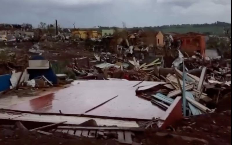 Tornado em Rio Bonito do Iguaçu, no Paraná | abc+