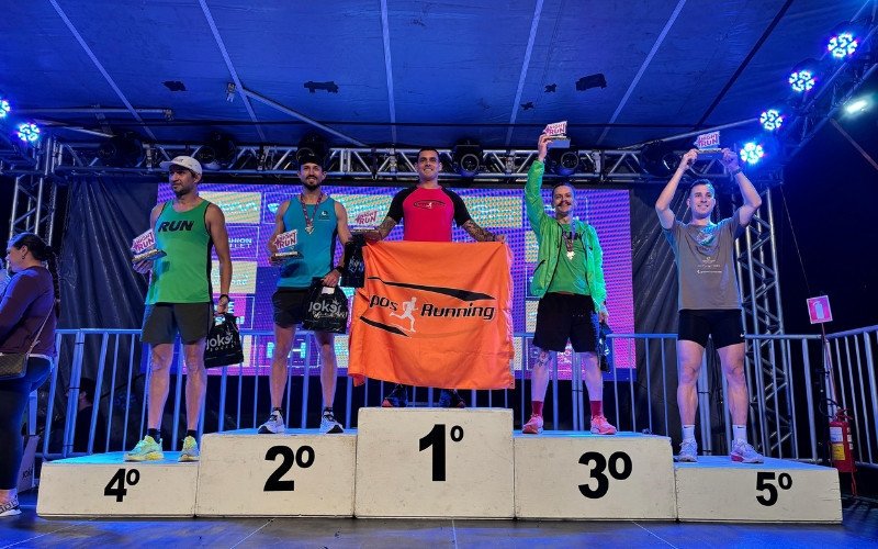 Vencedores do Night Run em Novo Hamburgo 