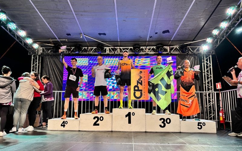 Vencedores do Night Run em Novo Hamburgo 