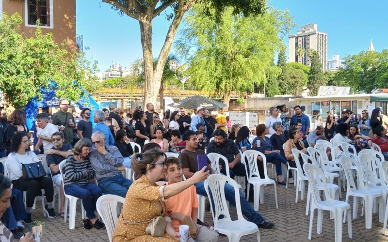 O evento reuniu pessoas de todas as idades