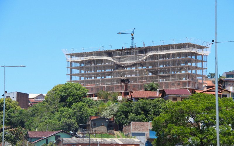 Prédios em construção em Novo Hamburgo