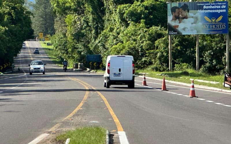 In&iacute;cio da duplica&ccedil;&atilde;o RS-115 no KM 2,4 em Taquara, pr&oacute;ximo ao&nbsp;Aqua&nbsp;Park