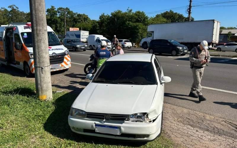Acidente aconteceu na manhã desta terça-feira (11), no sentido Portão-São Leopoldo | abc+