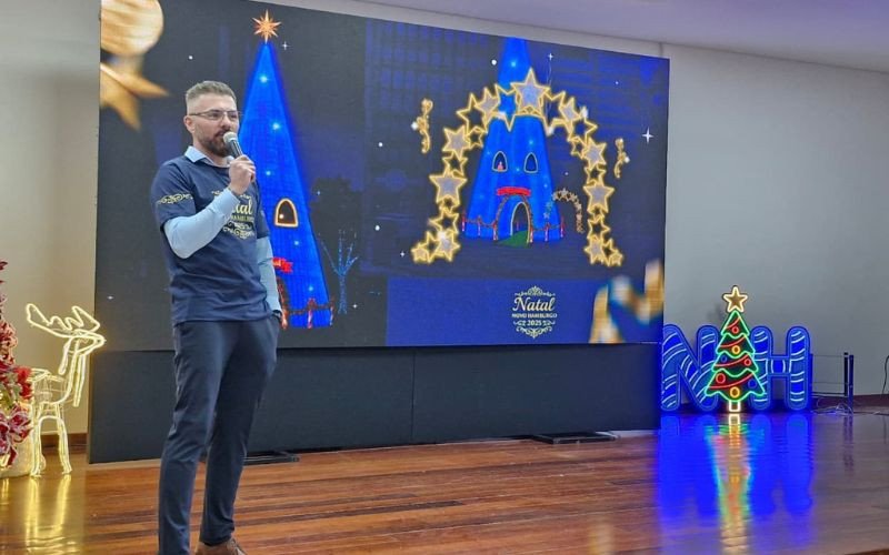 Prefeito gustavo Finck lança o Natal Novo Hamburgo 2025 | abc+