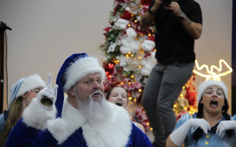 Papai Noel do Natal Novo Hamburgo 2025 será azul