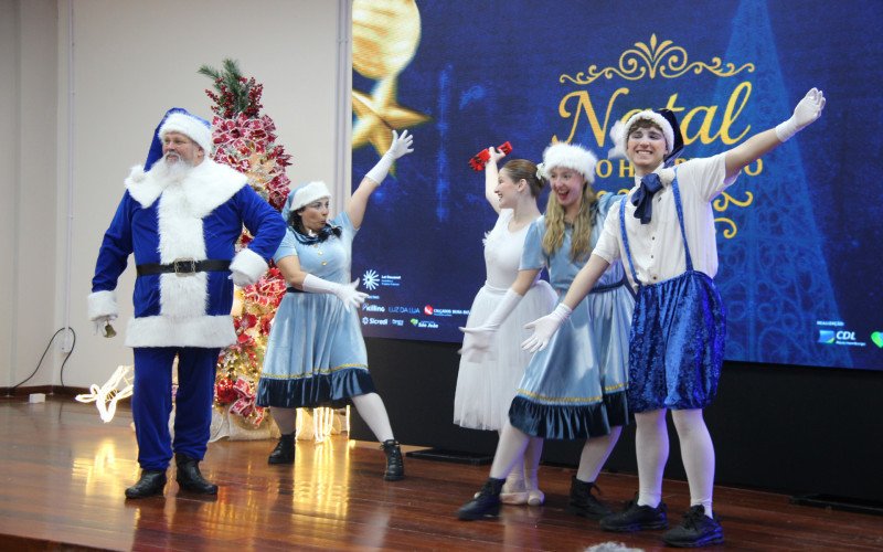Papai Noel do Natal Novo Hamburgo 2025 será azul