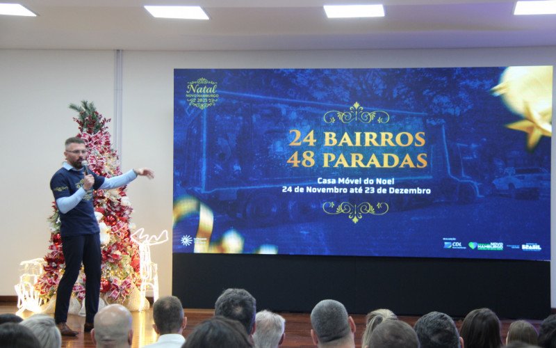 Natal Novo Hamburgo terá Casa Móvel do Papai Noel por 24 bairros da cidade
