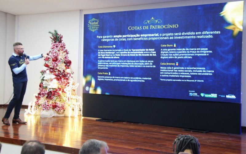 Cotas de patrocínio ainda estão abertas para empresas que desejam investir no Natal Novo Hamburgo