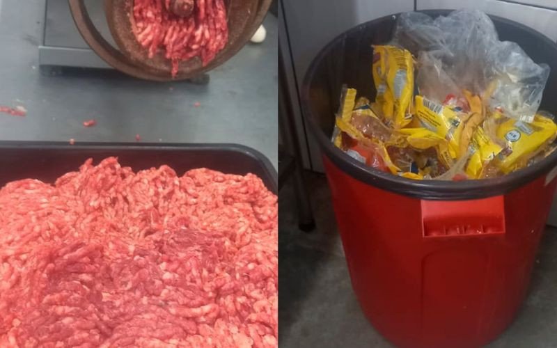 Apreensão de 451 quilos de carne em estabelecimento em Novo Hamburgo