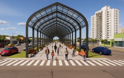 Responsável pelo projeto da Rua Coberta de Novo Hamburgo detalha aspectos técnicos da obra