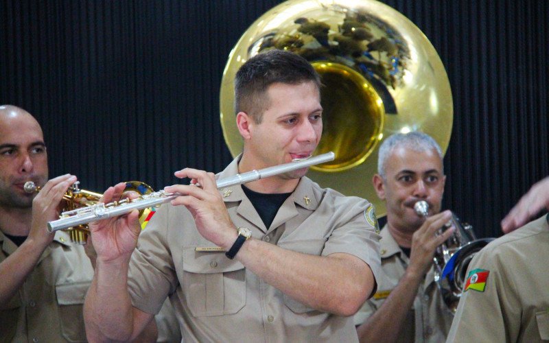 Banda de Música do 3º BPM celebra 130 anos em cerimônia em Novo Hamburgo
