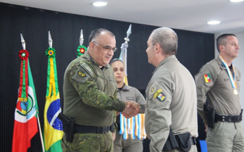 Banda de Música do 3º BPM celebra 130 anos em cerimônia em Novo Hamburgo
