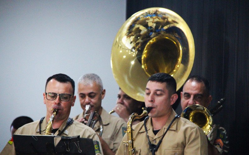Banda de Música do 3º BPM celebra 130 anos em cerimônia em Novo Hamburgo
