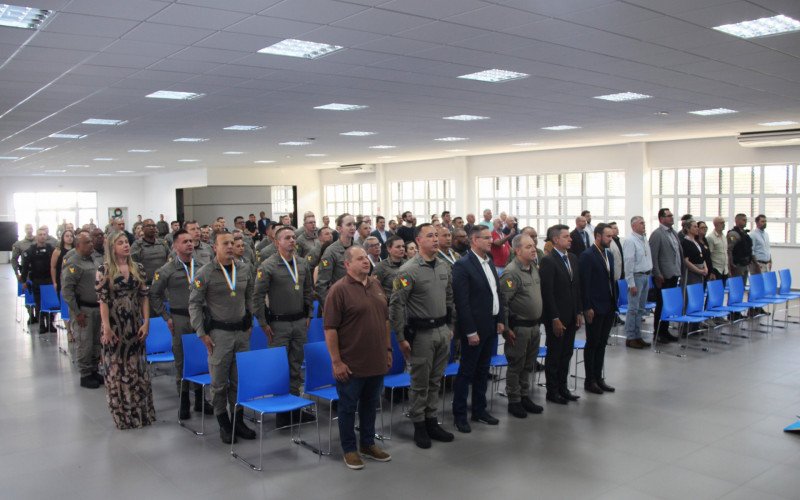 Banda de Música do 3º BPM celebra 130 anos em cerimônia em Novo Hamburgo
