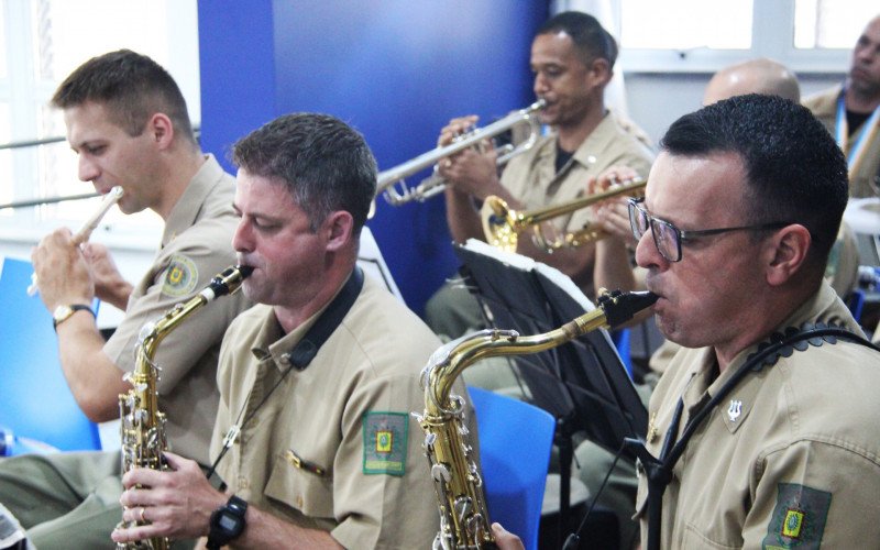 Banda de Música do 3º BPM celebra 130 anos em cerimônia em Novo Hamburgo
