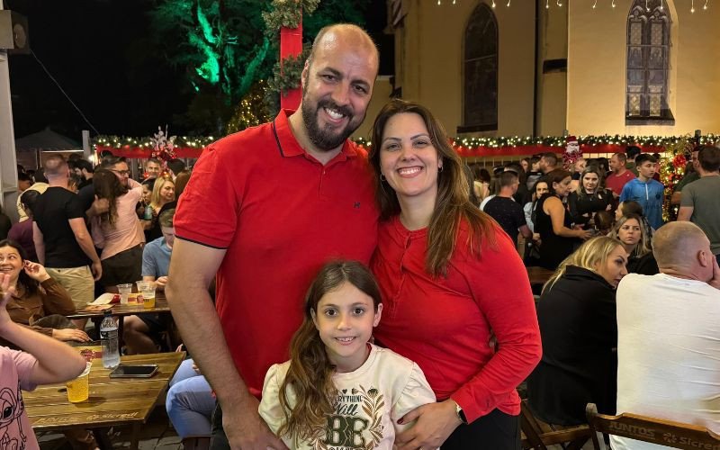 Romulo, Sofia e Andressa Keller