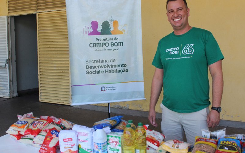 Colissi afirma que o Passeio Cicl&iacute;stico de Campo Bom reuniu mais de 200 participantes e arrecadou mais de 300 kg de alimentos n&atilde;o perec&iacute;veis