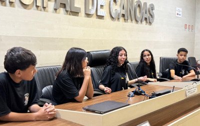 Vereadores Mirins elegem Mesa Diretora para legislatura 2025-2026 em Canoas