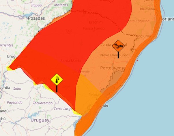 Inmet tem quatro alertas para o RS para as próximas horas | abc+