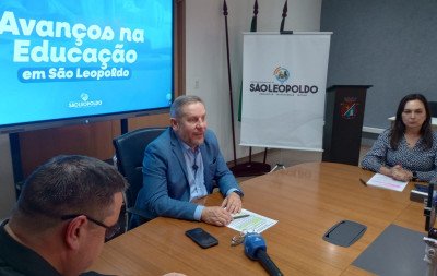 Um dia antes de paralisação dos professores, prefeito lista avanços na educação leopoldense