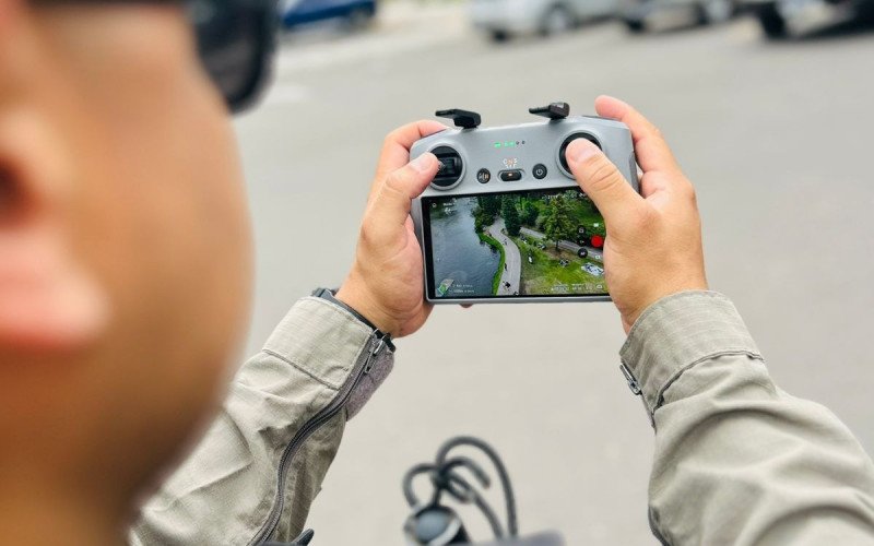 Drone foi adquirido pelo 1º Bpat para ampliar policiamento da região