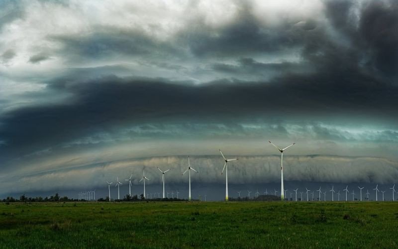 Imagens impressionates mostram nuvem prateleira no Rio Grande do Sul